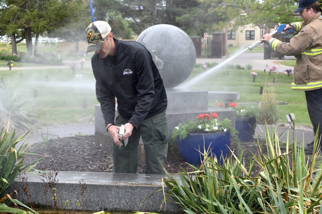MPD, MFD team up to clean monuments ahead of Memorial Day News